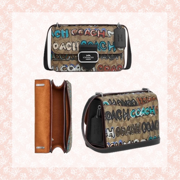 COACH X MINT + SERF LG Morgan Square CROSSBODY in Sig Canvas NWT! - Picture 9 of 9